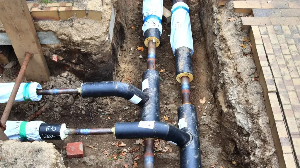 Prix viabilisation terrain : tranchée technique avec raccordements eau électricité et assainissement