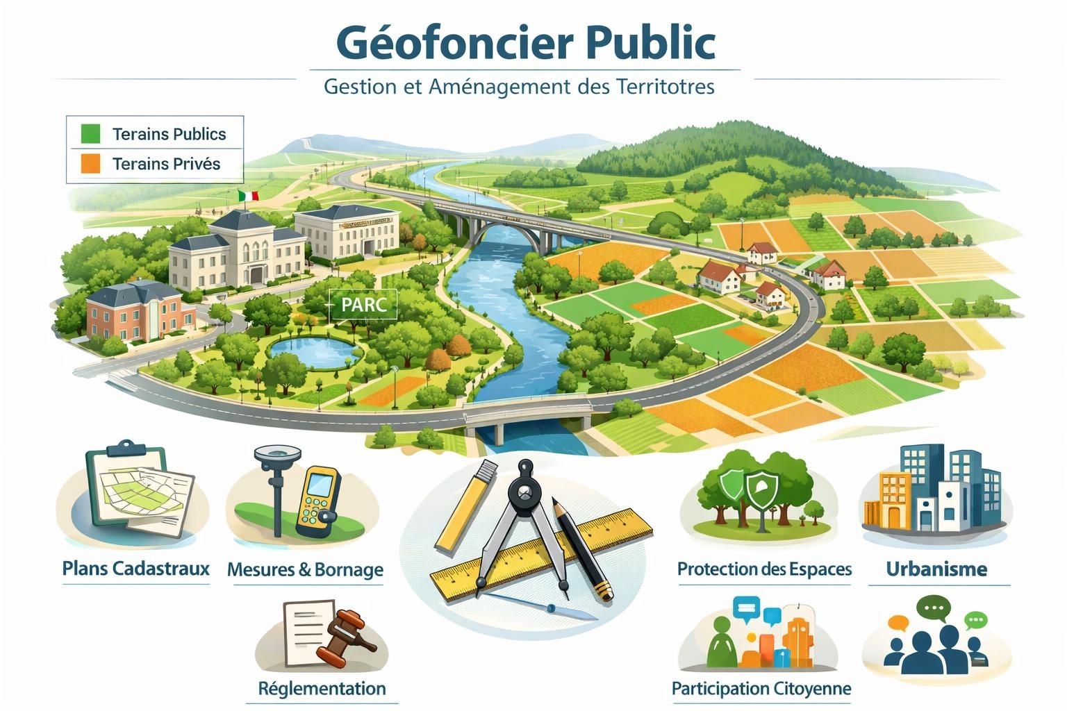 découvrez tout ce qu'il faut savoir sur le géofoncier public : définition, enjeux majeurs et ses diverses applications pour mieux comprendre ce domaine essentiel.