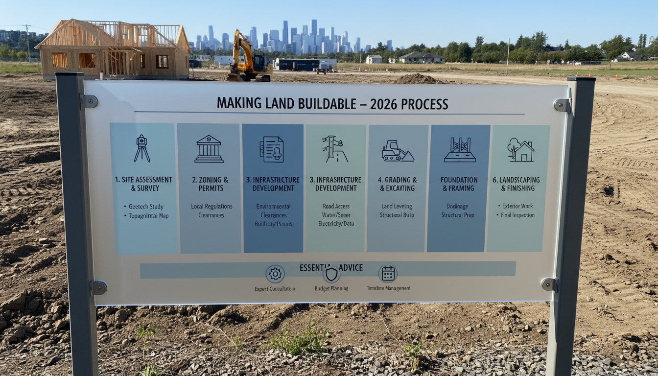 découvrez les étapes clés et conseils indispensables pour rendre un terrain constructible en 2026, afin de réussir votre projet immobilier en toute sérénité.