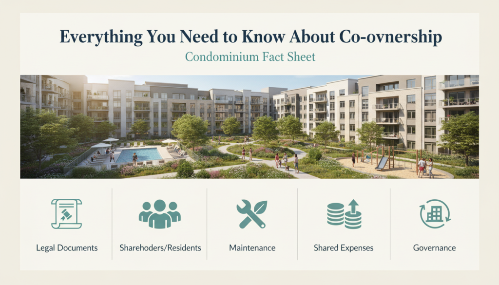 découvrez notre fiche synthétique sur la copropriété : les informations essentielles à connaître pour comprendre vos droits et obligations en copropriété.