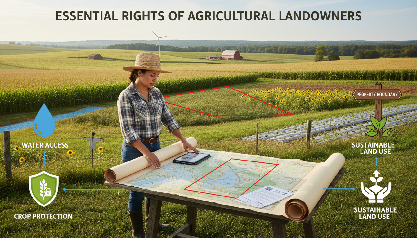 découvrez les droits essentiels des propriétaires de terres agricoles, expliqués clairement pour mieux protéger vos terres et comprendre vos responsabilités.