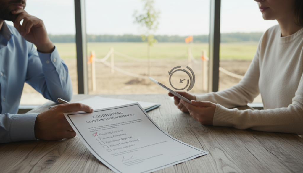 découvrez tout ce qu'il faut savoir sur la condition suspensive lors de l'achat d'un terrain : définition, utilité et conseils pour sécuriser votre projet immobilier.