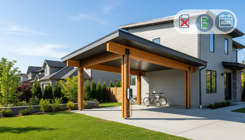 découvrez tout ce qu'il faut savoir en 2026 pour construire un carport sans permis : règles, démarches et conseils pratiques pour un projet en toute sérénité.